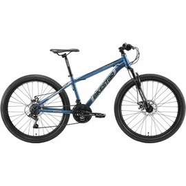 Bikestar Mountainbike 26 Zoll | 15 Zoll Rahmen, 21 Gang Shimano Schaltung, Scheibenbremse | Blau