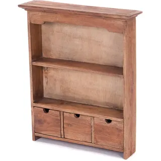 DESIGN DELIGHTS WANDREGAL Natur, Holz, 50x60x12 cm, Wohnzimmer, Regale, Wandregale
