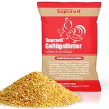 Supravit Kükengrütze - Hochwertiges Ergänzungsfutter für Hühnerküken, Wachteln & Ziergeflügel 25 kg