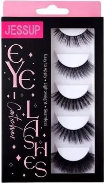 Jessup False Eyelashes Strip Lashes Fe501 - 5 Pairs