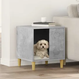 vidaXL Hundehütte Beton 44 x 42 x 49 cm Holzwerkstoff