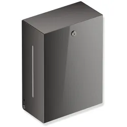 HEWI System 900 Papierhandtuchspender, Accessoires, schwarzchrom glänzend