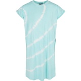 URBAN CLASSICS Girls Tie Dye Dress, aquablue, 146/152