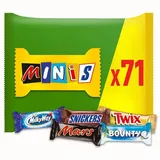 Mars Schokoriegel Mixed Minis, 1425g, verschiedene Sorten, 71 Riegel