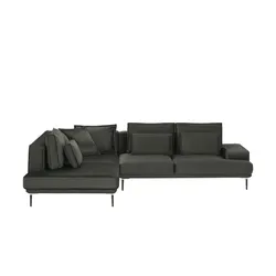 switch Ecksofa  Livio , braun , Maße (cm): B: 293 H: 90 T: 225