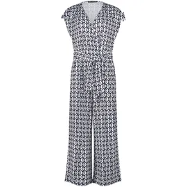Betty Barclay Jumpsuit dunkelblau | weiß L