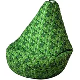 go gift Sitzsack, Grün, 130 x 90 cm, Birne