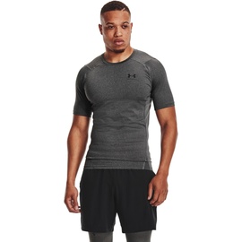 Under Armour HeatGear kurzarm Funktionsshirt Herren carbon heather M