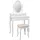 ML-Design Schminktisch Weiß, Holzwerkstoff, 40x140x75 cm, Schlafzimmer, Schminktische