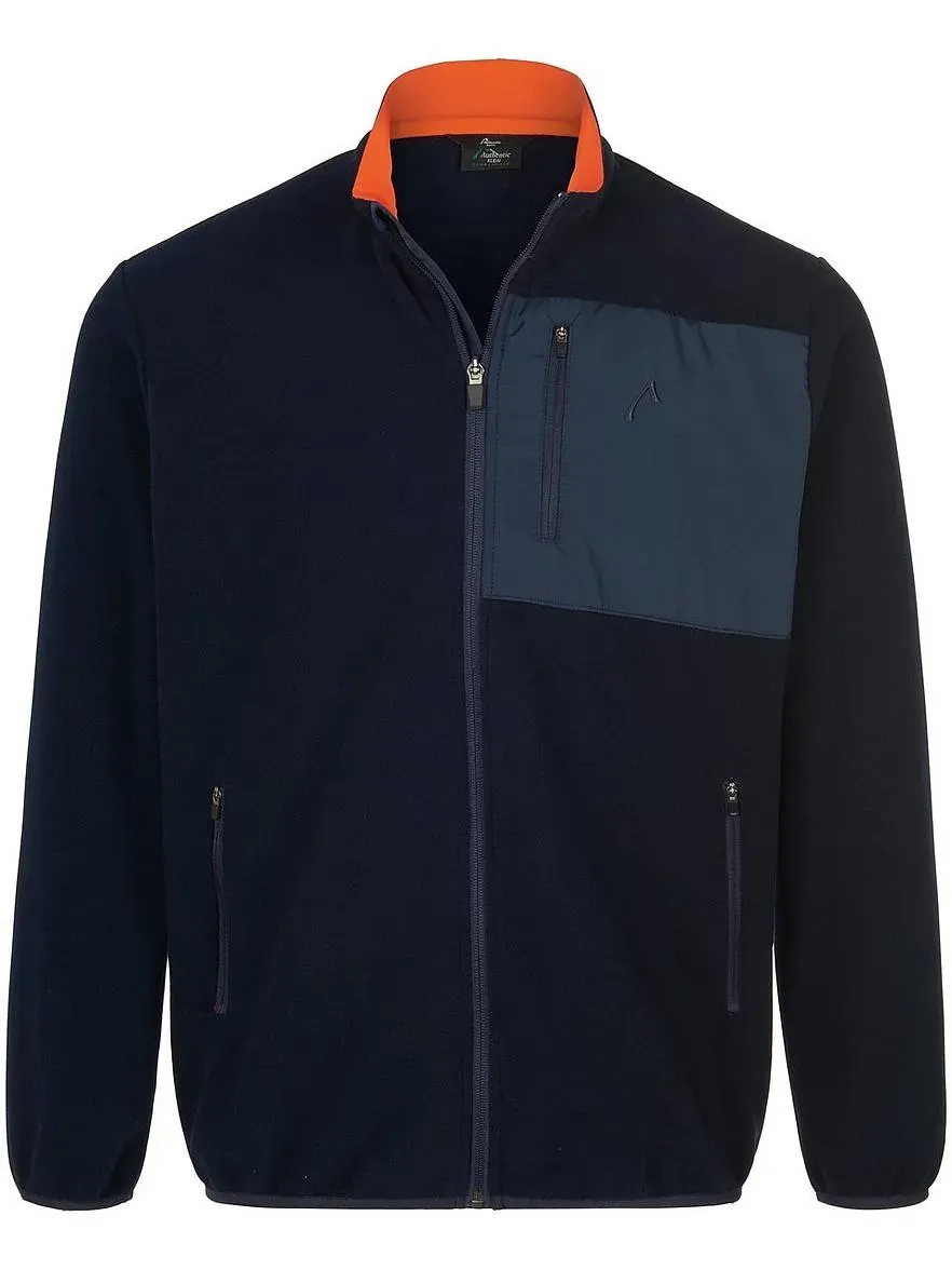 Fleecejacke Authentic Klein blau, 50