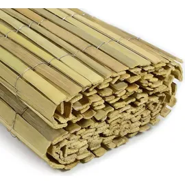 Karat Sichtschutzelement 100 x 300 cm Braun Bambus
