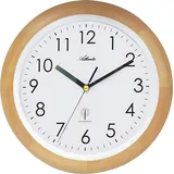 Atlanta Funkwanduhr 25,5 cm 4323/30 braun