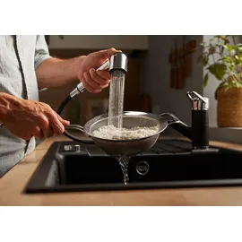 Blanco Wega-S II Einhebelmischer Anthrazit/Chrom