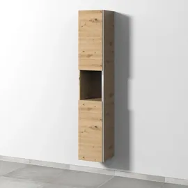 Sanipa 3way Hochschrank 30 x 170 x 34,5 cm Eiche Natural-Touch Holz