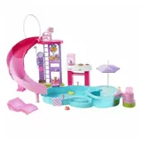 Mattel Barbie Traumpool Spielset mit Rutsche und schäumendem Whirlpool - Beige