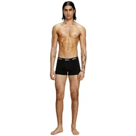 Diesel Herren Boxershorts, 3er Pack - DAMIEN-UTLT, Trunks, Cotton Stretch Schwarz M
