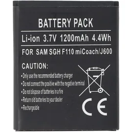 AccuCell Akku passend für Samsung SGH-F110, C3050