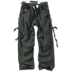 Surplus Vintage Fatigue Hose, schwarz, Größe 2XL für Männer
