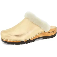 Woody Damen Marie Clog, Gold, 40 EU