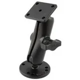 RAM MOUNTS Set - runde+rechte. Basispl. AMPS Verbindungsarm mittel B-Kugel RAM-B-139U