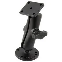 RAM MOUNTS Set - runde+rechte. Basispl. AMPS Verbindungsarm mittel B-Kugel RAM-B-139U