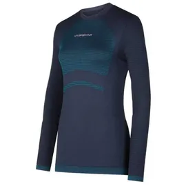 La Sportiva Synth Light Langarm-baselayer Damen Storm Blue/Lagoon L