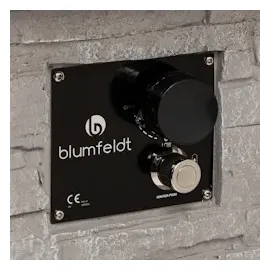 Blumfeldt Anafi Gas-Feuerstelle, 40.000BTU/13kW, Abdeckung, Edelstahlbrenner,