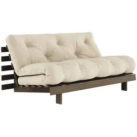 Karup Roots Schlafsofa Baumwolle 2-Sitzer Beige