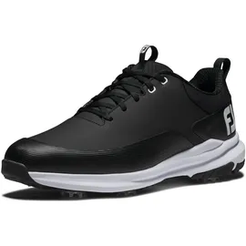 FootJoy Herren Fj Tour Rival Golfschuh, Schwarz Schwarz Weiß, 43 EU