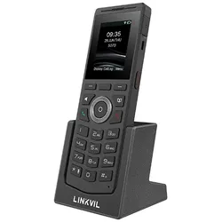 Fanvil W610W, IP-Mobiltelefon, Schwarz, Kabelloses Mobilteil, IP67, 4 Zeilen, 10