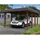SKANHOLZ Carport Spreewald 3,96 x 5,89 m schwarz Blende inkl. Pfostenanker