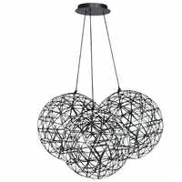 s.luce Atom 3-flg. 50 cm rund Schwarzchrom