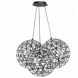 s.luce Atom 3-flg. 50 cm rund Schwarzchrom