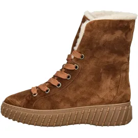 Paul Green Stiefelette Veloursleder", Damen, braun, 37,5