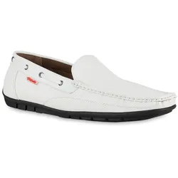 Herren Mokassins in Weiss