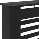 vidaXL MDF Heizkörperverkleidung Schwarz 78 cm