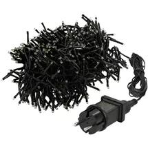 ECD Germany LED Cluster Lichterkette 8,5m 1152 LEDs Warmweiß Timer 8Modi