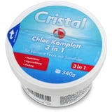 Cristal 1199231 Chlor Komplett 3-in-1, 0,4 kg,