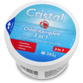 Cristal 1199231 Chlor Komplett 3-in-1, 0,4 kg,