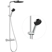 Hansgrohe Pulsify S Puro 260 1jet, Ecostat Fine, Handbrause 3jet, EcoSmart mit Thermostat, 24237000,