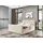 Mirjan24 Boxspringbett Malaga, Moderne Doppelbett mit zwei Bettkästen, Schlafzimmer (Amor Velvet 4304, Größe: 200x200 cm) - Beige