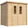 TIMBELA Gartenhaus M311C 2,04 x 1,42 m Beige