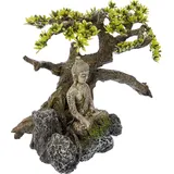Nobby Aquariendeko Buddha mit Pflanzen 1 Stück