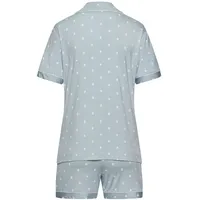 vivance dreams by lascana Damen Umstandspyjama hellblau-gemustert Gr.44/46
