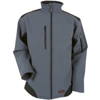 Result Ripstop Softshell Workwear Jacke mit Cordura, grey/black, 4XL