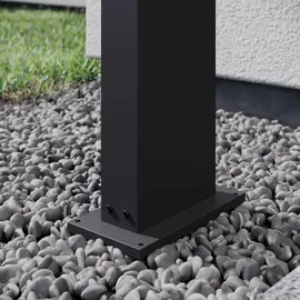 ARCCHIO Außenleuchte Aluminium 60,0 cm 1-flammig schwarz