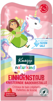 Preisvergleich Produktbild KNEIPP naturkind Knisternde Badesalze EINHORNSTAUB 60 g