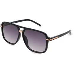 Basley Sun Sonnenbrille Kunststoff Schwarz/Gold Applikation