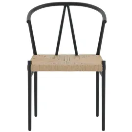 venture home Alfons Gartenstuhl 55 x 74 x 58 cm schwarz