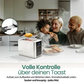 EMERIO Toaster Silber